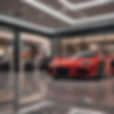 Opulent Interior Design of Ricart Automotive Showroom Luxurious Ricart Automotive Showroom Interior