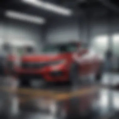 Precision Care: Honda's Maintenance Mastery Expert Honda technician performing maintenance