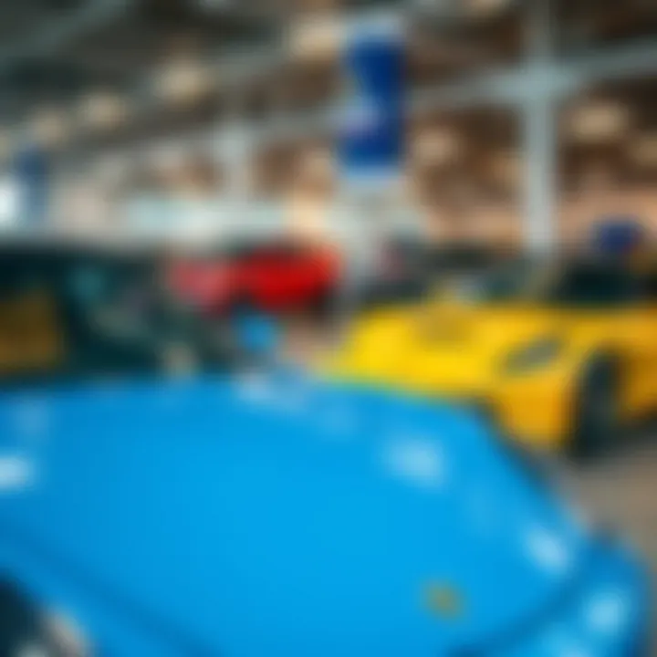 Rossi Showroom Vehicles Showroom display featuring a variety of vehicles available at Rossi