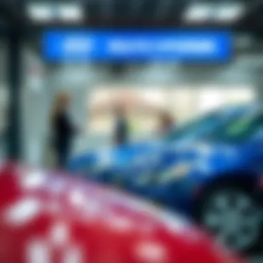 Customer service area with friendly staff assisting clients, highlighting exceptional service quality