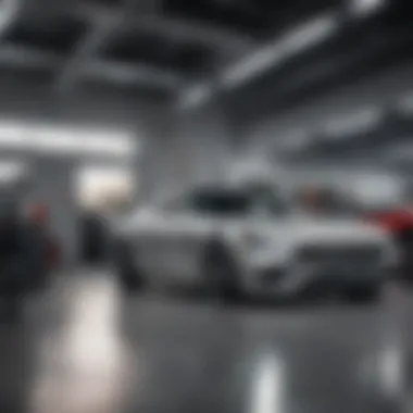 State-of-the-Art Service Center at Mercedes Dealership