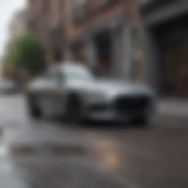 Urban Style Without Breaking the Bank Sleek Compact Car in Urban Setting