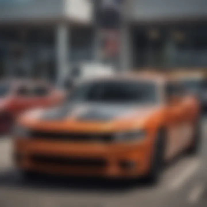 Sleek Dodge Charger on Display in Brampton