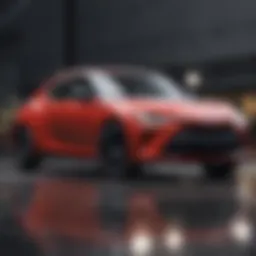 Sleek Exterior Design of Toyota Scion 2020