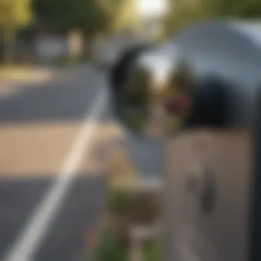 Locating the Southeast Toyota Finance Payoff Address Illustration of a magnifying glass focusing on a mailbox
