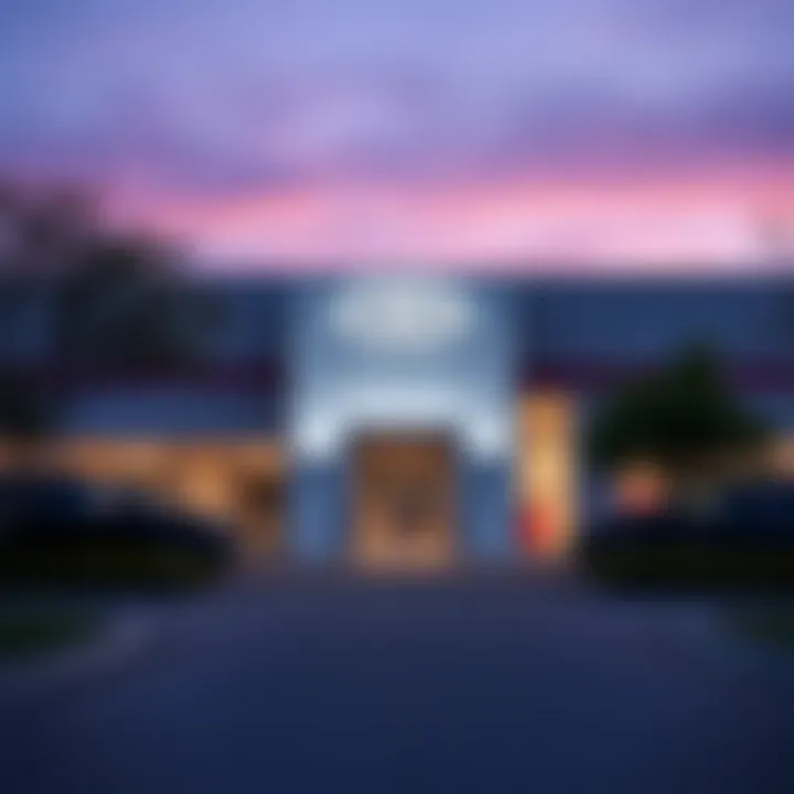 Exterior view of Southwest Kia of Round Rock showcasing the dealership's architecture