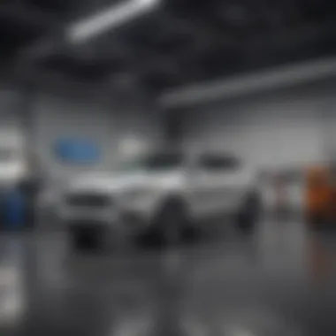 State-of-the-art Ford service center with advanced equipment