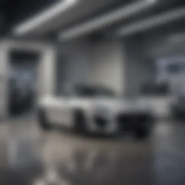 Inviting customer engagement area at Stevinson Jaguar Customer engagement area at Stevinson Jaguar