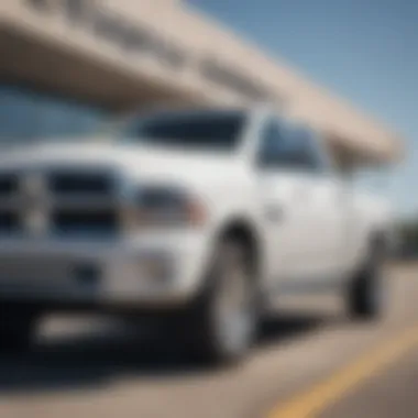 Sleek Design Exterior Shot of Stoneridge RAM Dealership