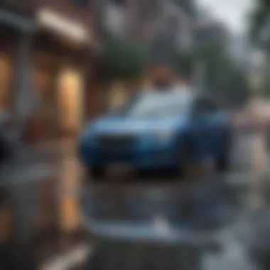 Subaru's commitment to sustainability showcased in an urban setting