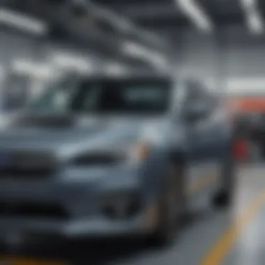 Subaru service center showcasing advanced tools