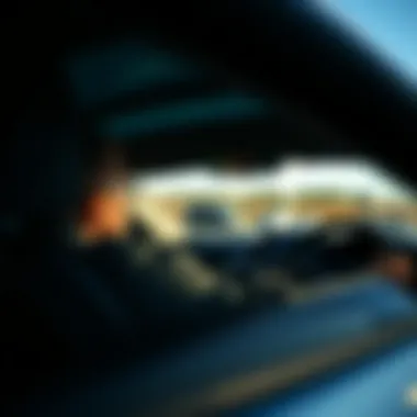 Customer experiencing a test drive with a new Subaru model