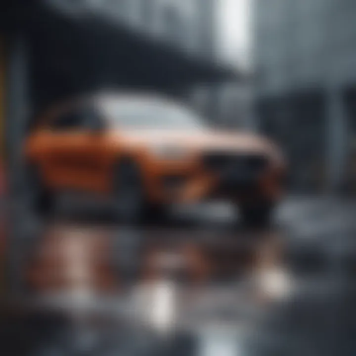 Volvo car showcasing safety features