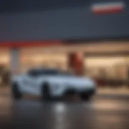 Toyota dealership exterior in Boston