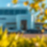 Tufankjian Plymouth dealership exterior showcasing modern architecture