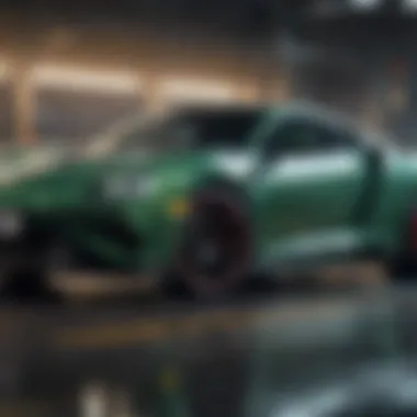 Dynamic and Athletic Performance Vehicle Sporty Performance Car