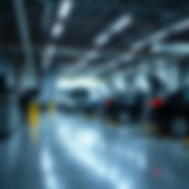 The Evolution of Automotive Service Centers A modern automotive service center showcasing advanced diagnostic tools