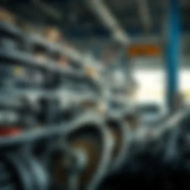 Efficient Parts Management in Dealerships An organized parts inventory in an automotive dealership