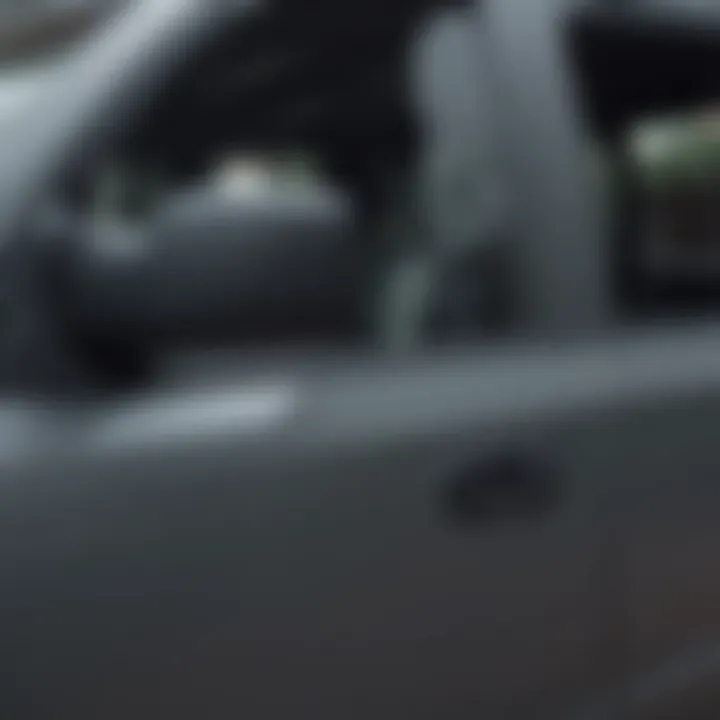 Illustration highlighting common issues with the back glass of the 2015 Ford F150