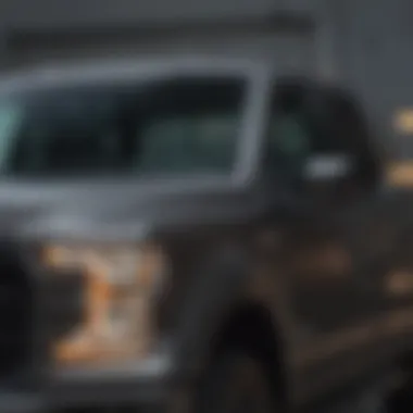 Visual guide for replacing the back glass on a 2015 Ford F150