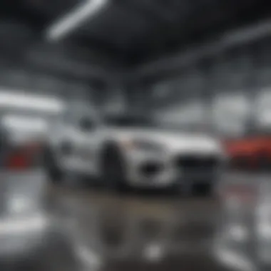 Modern Automotive Facility Reflecting Industry Evolution in Canada A modern automotive manufacturing facility illustrating the industry's evolution