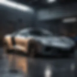 A sleek halo car showcasing advanced design.