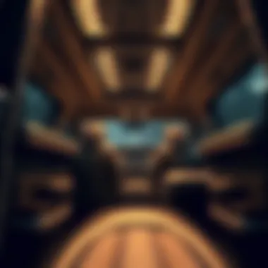 Interior of a modern Grand Wagoneer showcasing luxury design