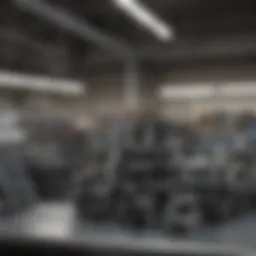 Snapshot of the Reynolds Ford Parts Department showcasing organized inventory