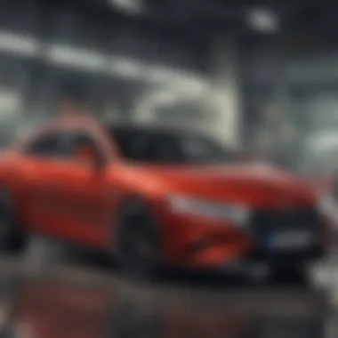 Consumer Choice Infographic Dynamic infographic showcasing consumer preferences in volume cars