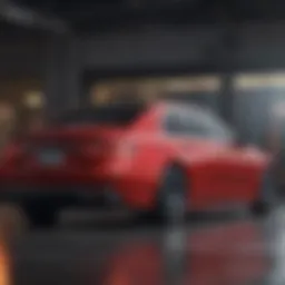 Luxury sedan exterior design