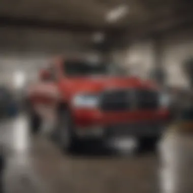 Expert technicians performing precision service at Van Horn Dodge Sheboygan