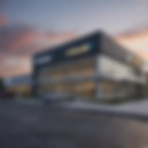 Exterior view of Vinita Chevy dealership showcasing modern architecture.