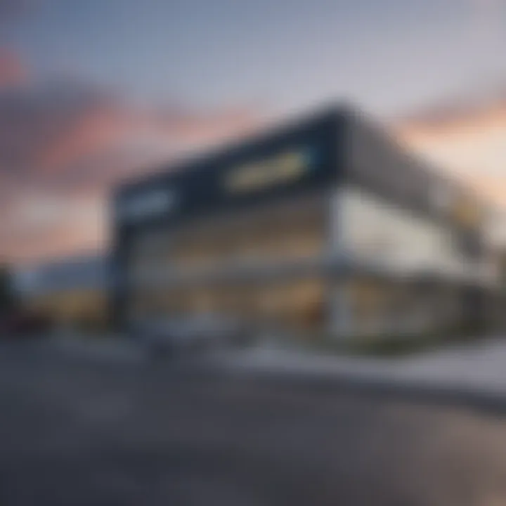 Exterior view of Vinita Chevy dealership showcasing modern architecture.