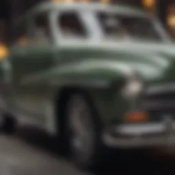 Exquisite Details of Vintage Model Car