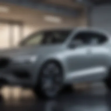 A futuristic Volvo vehicle representing the brand's vision