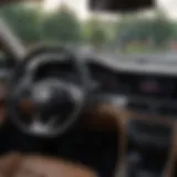 Sleek Dashboard Technology for Automotive Enthusiasts Luxurious Car Dashboard Display
