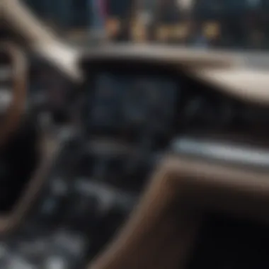 Elegance in Technology: Luxury Car Dashboard Display Luxury Car Dashboard Display