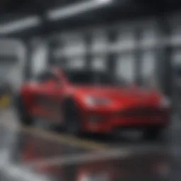 Tesla Gigafactory exterior showcasing advanced manufacturing