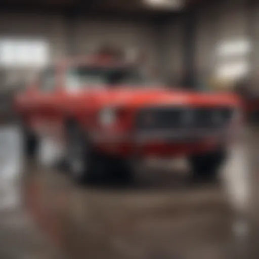 Vintage Ford Mustang at Wilson Ford Motors